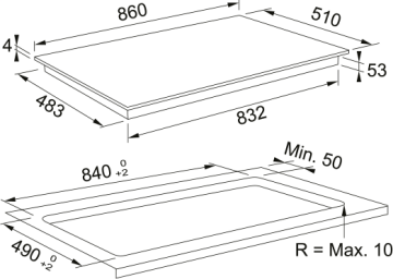 FRANKE FMY 906 I FP BK BLACK GLASS MYTHOS İNDÜKSİYONLU OCAK