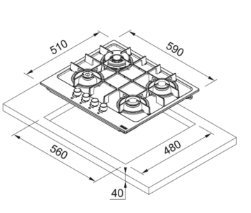 FRANKE MARİS FHMA 604 3G DC MB OCAK