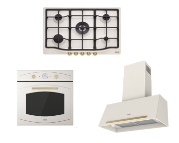 FRANKE CLASSİCLİNE KREM SET  FCH 755 4G TC PW C FIRIN /   FCO 86 H  OCAK  /  FCO 70 PW/G   DAVLUMBAZ