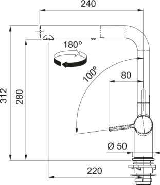 FRANKE ACTİVE PLUS METALİC DOCCİA  DUŞLAMALI BATARYA