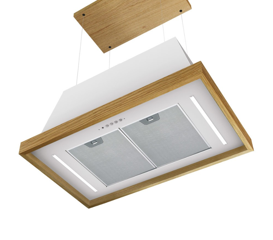 FRANKE FABER THEA EV8 WH MATT F80 SC MAT BEYAZ ADA DAVLUMBAZ AHŞAP ÇERÇEVE