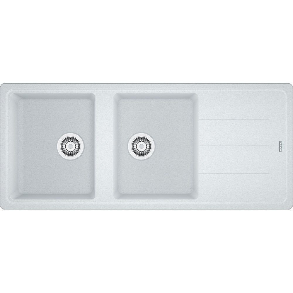 FRANKE BASİS BFG 621 2 GÖZLÜ GRANİT BİANCO EVYE