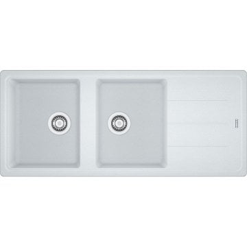 FRANKE BASİS BFG 621 2 GÖZLÜ GRANİT BİANCO EVYE