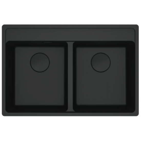 FRANKE MARİS MRG 620-35-35 MATT BLACK GRANİT EVYE