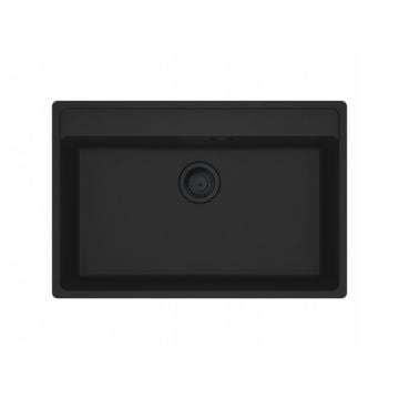 FRANKE MARİS MRG 610-72 TL MAT BLACK TEZGAH ÜSTÜ GRANİT EVİYE