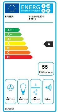 FRANKE FABER CHLOE EV8+ OC A70 ESKİTME BAKIR DUVAR TİPİ DAVLUMBAZ