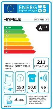 HAFELE 10 KG SOLO KURUTMA MAKİNASI