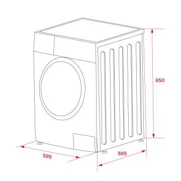 TEKA WMK 81050 DSS SOLO GRİ ÇAMAŞIR MAKINASI