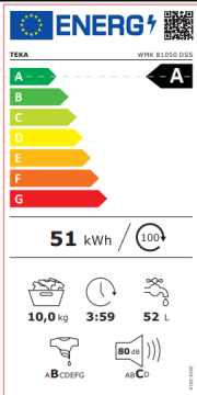 TEKA WMK 81050 DSS SOLO GRİ ÇAMAŞIR MAKINASI