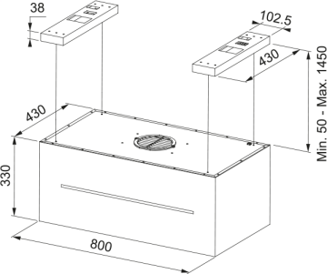 FRANKE MARİS FMAS BK EXTRA MATT F 80 KL MAT SİYAH ADA DAVLUMBAZ