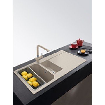 FRANKE URBAN UBG 651-100 GRANİT BİANCO TEZGAH ÜSTÜ EVYE