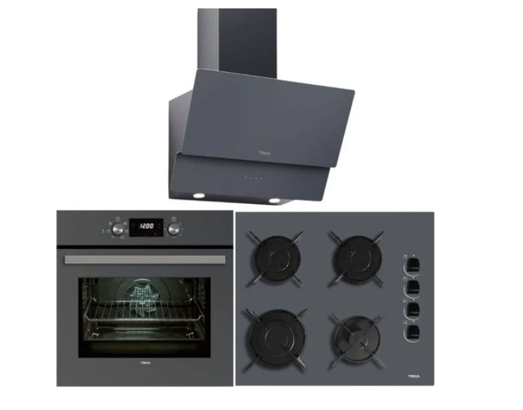 TEKA GRİ CAM SET HAK 625 ST BÖREKŞEFİM /  GBC 64002 KBC ST (E4) /  ATV 60 PRO ST