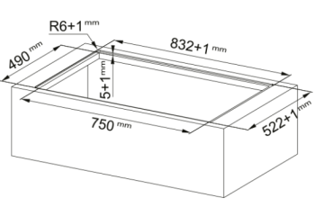 FRANKE DAVLUMBAZ MYTHOS 2GETHER ICON STEEL ENTEGRELİ OCAK  FMY 8391 R H