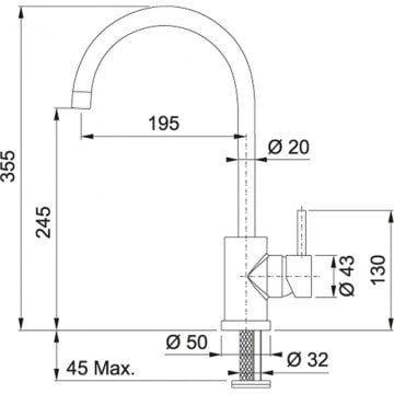 FRANKE POLA SPİRALSİZ KROM
