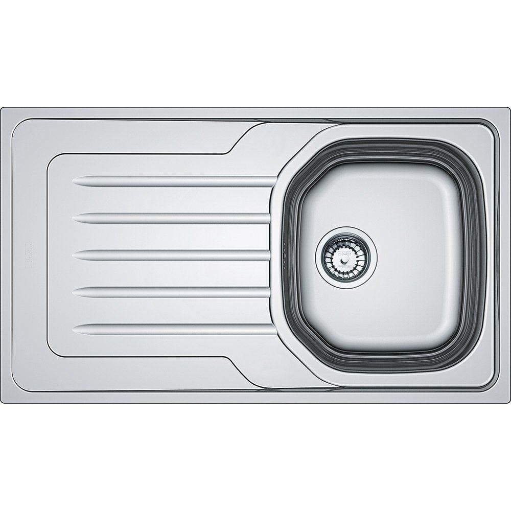 FRANKE PASLANMAZ ÇELİK SOL DAMLALIKLI DEKORLU EVYE