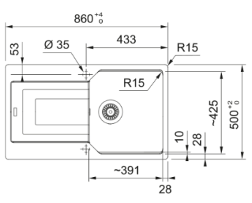 FRANKE URBAN 611-86 STONE GREY EVİYE VE ACTIVE PLUS DOCCIA 2.0 ARMATÜR KAMPANYASI