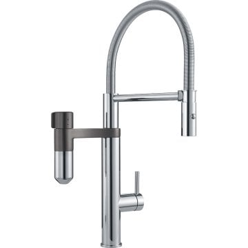 FRANKE VİTAL KAPSÜL FİLTRE SİSTEMİ SPİRALLİ KROM/GUN METAL ARMATÜR
