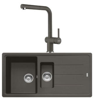 FRANKE BASİS 651 1,5 GÖZLÜ SLATE  GREY EVİYE ARMATÜR KAMPANYASI