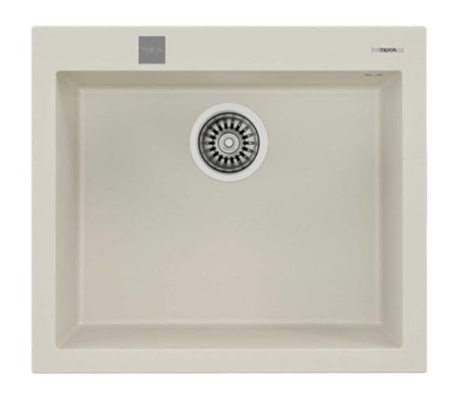 TEKA FORSQUARE 50.40 TG BRIGHT CREAM  GRANİT EVİYE