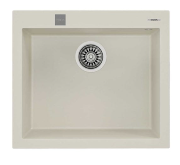 TEKA FORSQUARE 50.40 TG BRIGHT CREAM  GRANİT EVİYE