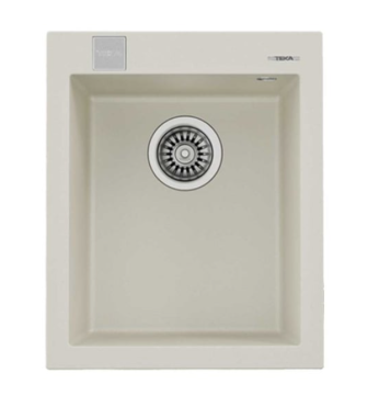 TEKA FORSQUARE 34.40 TG GRANİT EVİYE(Bright Cream)