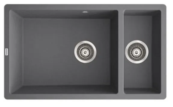 TEŞHİR MARMORİN LANDO 720 1,5 K 1.5 GÖZLÜ STEEL METALİC EVİYE