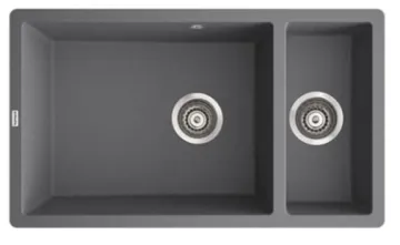 TEŞHİR MARMORİN LANDO 720 1,5 K 1.5 GÖZLÜ STEEL METALİC EVİYE