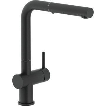 FRANKE ACTİVE PLUS DUŞLAMA ÖZELLİKLİ SPİRALLİ MATT BLACK ARMATÜR