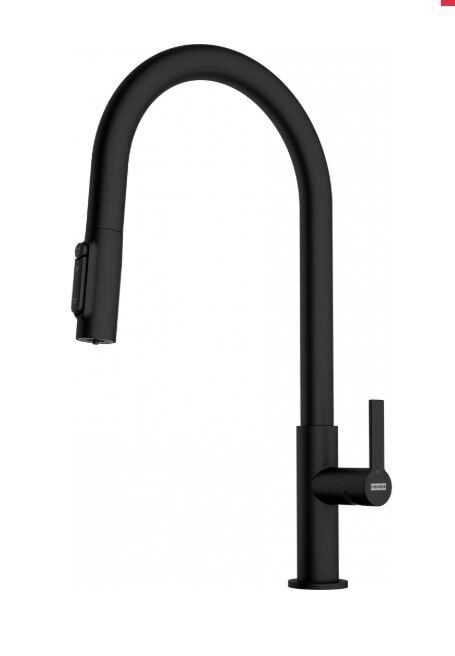 FRANKE MARİS SLİM CLEAR WATER ARITMALI  MATBLACK ARMATÜR