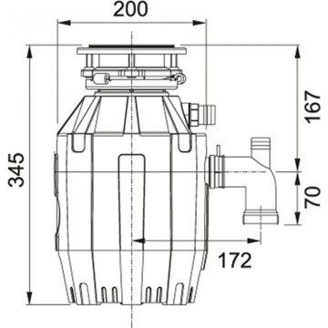 FRANKE ÇÖP ÖĞÜTÜCÜ TE-50