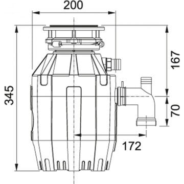 FRANKE ÇÖP ÖĞÜTÜCÜ TE-75