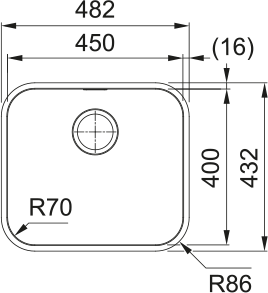 franke SRX 110-45 EVYE
