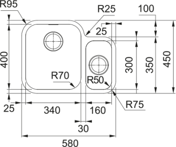 FRANKE SRX 160-34-16 EVYE