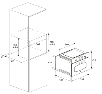 FRANKE  FMW 45 CL G PW KREM MİKRODALGA