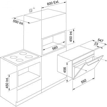 FRANKE MİCROWAVE FMW 380 CL G GF GRAFİTE MİKRODALGA