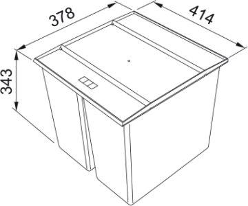 FRANKE WS EasySort 450-2-0  ÇÖP KOVASI