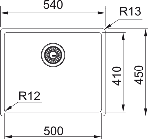 Franke Mythos Masterpiece BXM 210/110-50 GOLD EVYE
