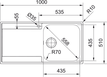 TEŞHİR MARİS MRX 211-100 EVİYE