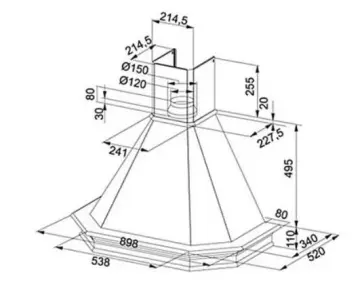 FRANKE TEŞHİR DAVLUMBAZ 90 CM