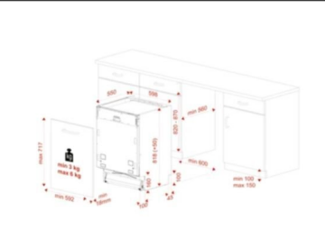 TEŞHİR TEKA DFI 46700 TAM ANKASTRE BULAŞIK MAKİNESİ
