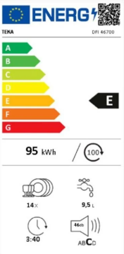 TEŞHİR TEKA DFI 46700 TAM ANKASTRE BULAŞIK MAKİNESİ