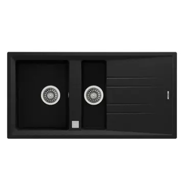 TEKA MAESTRO STONE 60 B-TG BİR BÜYÜK HAZNE BİR KÜÇÜK HAZNE VE DAMLALIKLI TEGRANİTE EVİYE 115360010