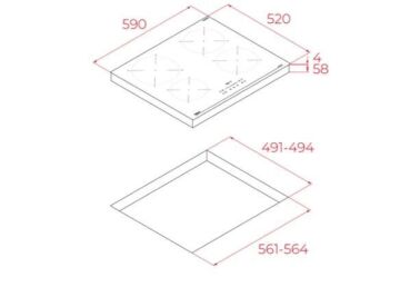 TEKA IBC 64100 SSS BK İNDÜKSİYONLU OCAK