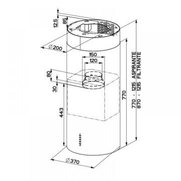 FRANKE FABER EV8+ BK A37 MAT SIYAH ADA DAVLUMBAZ