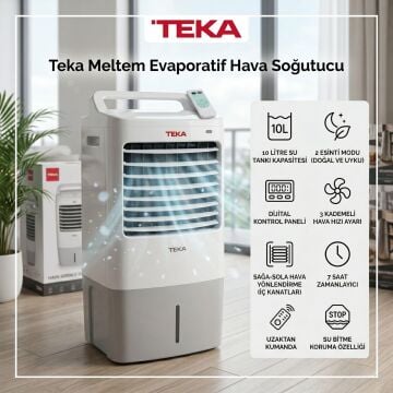 TEKA EVAPORATİF HAVA SOĞUTUCU TAS 10 EPW