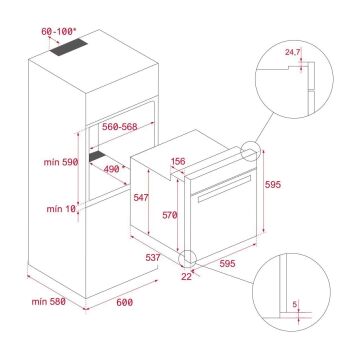 TEKA TEŞHİR FIRIN HSB 646 SS AİRFRY FIRIN