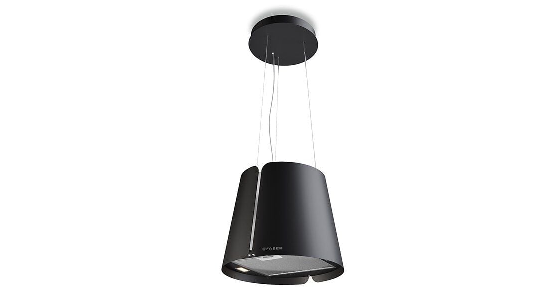 TEŞHİR FRANKE FABER BEAT BK MATT F45 SMİLE ISLAND HOOD CM. 43 - MATT BLACK ADA DAVLUMBAZ