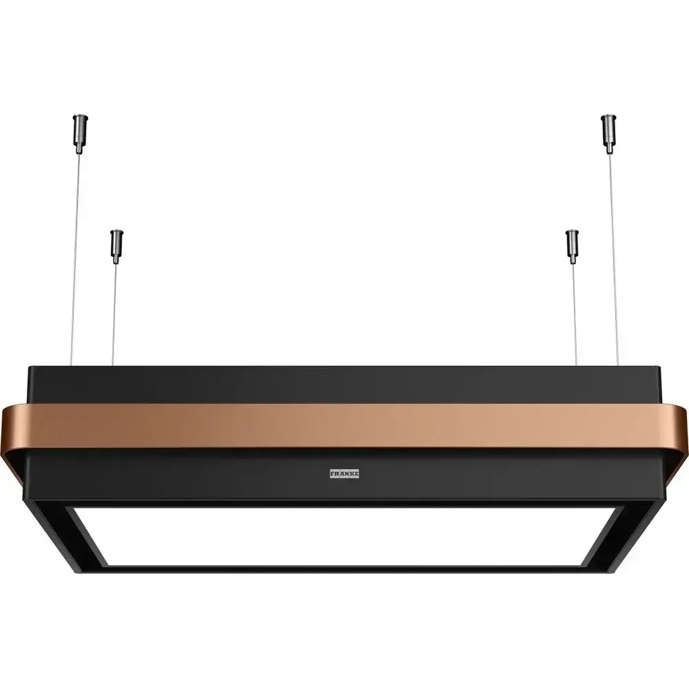 TEŞHİR Franke Mythos Masterpiece FMYS BK/CP F80 KL Matt Black+Copper Ada Davlumbaz