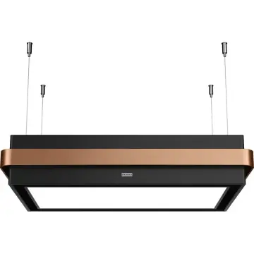TEŞHİR Franke Mythos Masterpiece FMYS BK/CP F80 KL Matt Black+Copper Ada Davlumbaz