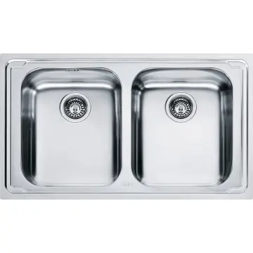 TEŞHİR FRANKE LOGİCA LİNE LLX 620-L PASLANMAZ ÇELİK 2 GÖZLÜ EVYE